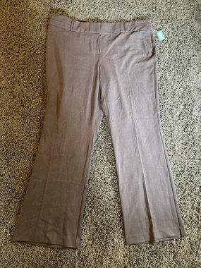 Maurices Polished Boot Gray Dress Pants Womens Size 22 NWT Plus Size Stretch